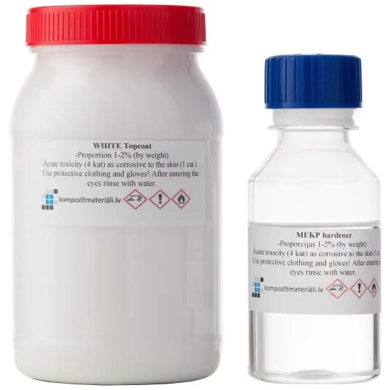 Valge topcoat 1kg | CHEMIFY